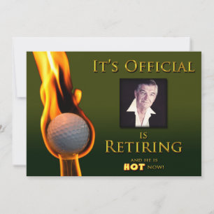 INVITATION À LA RETRAITE - GOLF - INSERTION PHOTO