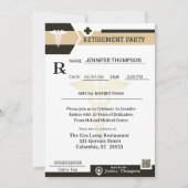 Invitation à la retraite Médicale du carnet d'ordo (Devant)