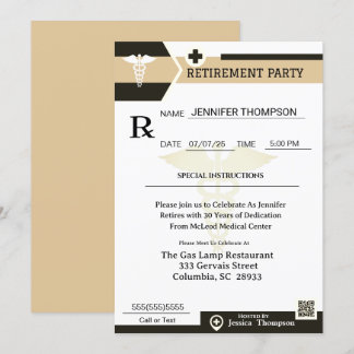 Invitation à la retraite Médicale du carnet d'ordo