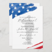 Invitation à la retraite militaire (Devant / Derrière)