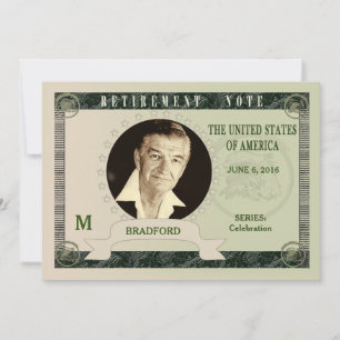 INVITATION À LA RETRAITE - NOTE D'ARGENT - INSÉRER