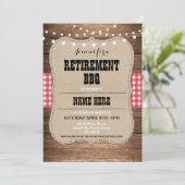 Invitation à la retraite Parti retraité BQ Invitat (Debout devant)