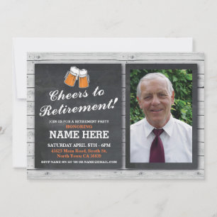 Invitation à la retraite Photo Cheers Beers Pub Pa