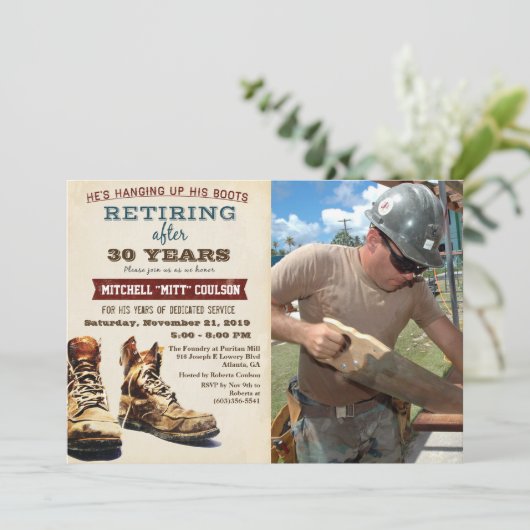 Invitation à la retraite pour la construction mili (Debout devant)