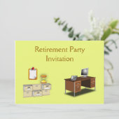 Invitation à la retraite pour le secrétaire de bur (Debout devant)