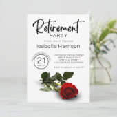 Invitation à la retraite Red Rose (Debout devant)