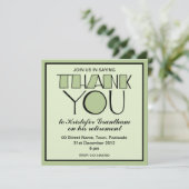 Invitation à la retraite verte en Merci (Debout devant)