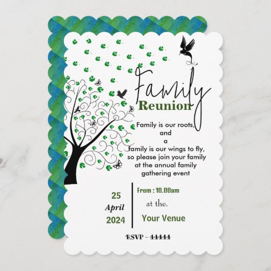 Invitation à la réunion (Devant / Derrière)