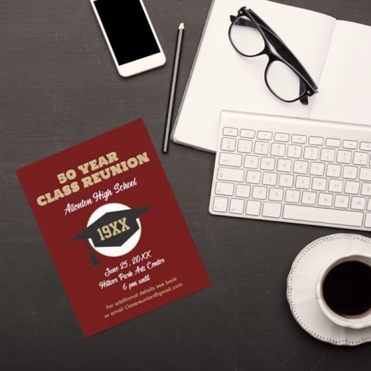 Invitation à la réunion ! Carte postale personnali