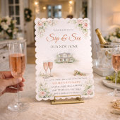 Invitation à la réunion chez soi Blush