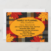 Invitation à la réunion d'automne de Flannel et fa (Devant)