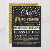 Invitation à la réunion de classe - faux tableau d (Devant / Derrière)