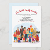 Invitation à la réunion de famille (Devant / Derrière)