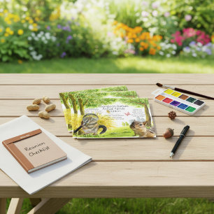 Invitation à la réunion de famille à thème Chipmun