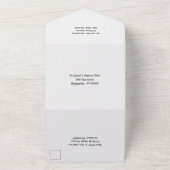 Invitation à la réunion de famille avec RSVP (Dehors)