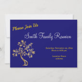 Invitation à la réunion de famille bleue (Devant)