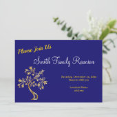 Invitation à la réunion de famille bleue (Debout devant)