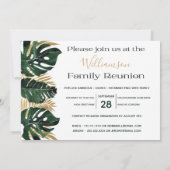 Invitation à la réunion de famille de la fête de p (Dos)