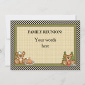 Invitation à la réunion de famille de l'ours (Dos)