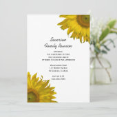 Invitation à la réunion de famille de tournesol ja (Debout devant)