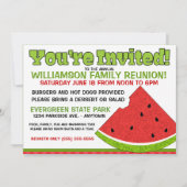 Invitation à la réunion de famille d'été (Devant)