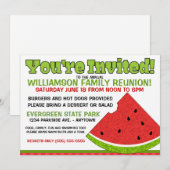 Invitation à la réunion de famille d'été (Devant / Derrière)