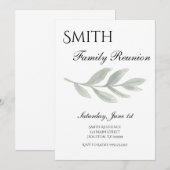 Invitation à la réunion de famille, Invitation à l (Devant / Derrière)