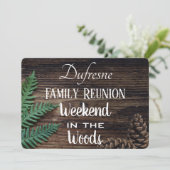 Invitation à la réunion de famille Woodsy (Debout devant)