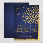 Invitation à la réunion de la famille Blue & Gold (Devant / Derrière)