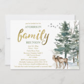 Invitation à la réunion de la famille des cerfs de (Devant)