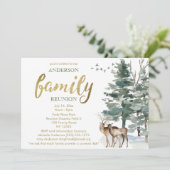 Invitation à la réunion de la famille des cerfs de (Debout devant)