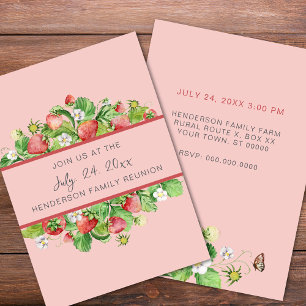Invitation à la réunion de la famille des fraises