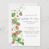 Invitation à la réunion de la famille des fraises (Devant)