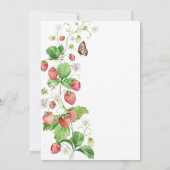 Invitation à la réunion de la famille des fraises (Dos)