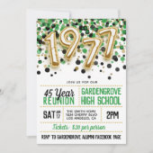 Invitation à la réunion de l'école secondaire en 1 (Devant)