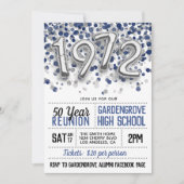 Invitation à la réunion de l'école secondaire en 1 (Devant)