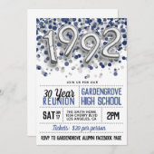 Invitation à la réunion de l'école secondaire en 1 (Devant / Derrière)