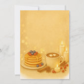 Invitation à la réunion de Noël cosy Brunch & Blis (Dos)