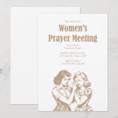 Invitation à la réunion de prière des femmes Églis (Devant / Derrière)