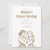 Invitation à la réunion de prière des femmes Événe (Devant)