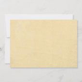 Invitation à la réunion de style occidental (Dos)