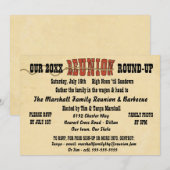 Invitation à la réunion de style occidental (Devant / Derrière)