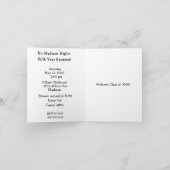 Invitation à la réunion des 50 ans (Intérieur)