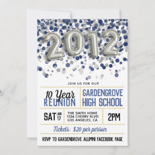 Invitation à la réunion des anciens du lycée et de