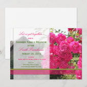 Invitation à la réunion des fleurs et de la ferme (Devant / Derrière)