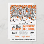 Invitation à la réunion du collège 2003 (Devant / Derrière)