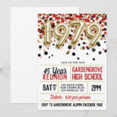 Invitation à la réunion du collège du secondaire 1 (Devant / Derrière)