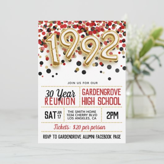 Invitation à la réunion du collège du secondaire 1 (Debout devant)