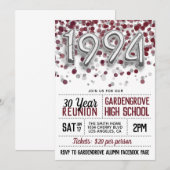 Invitation à la réunion du collège du secondaire 1 (Devant / Derrière)