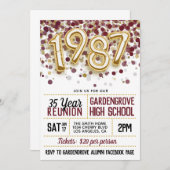 Invitation à la réunion du collège du secondaire 1 (Devant / Derrière)